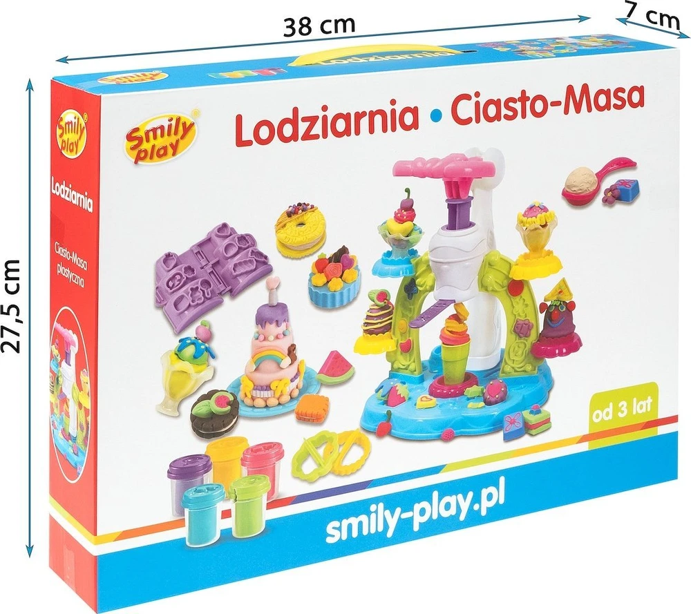 84952 SMILY PLAY Konditerijos tešla Ledainė