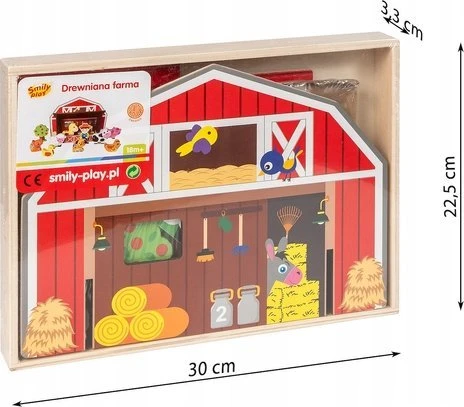 Dėlionė SMILY PLAY SPW84946 Ūkio medinis kotedžas