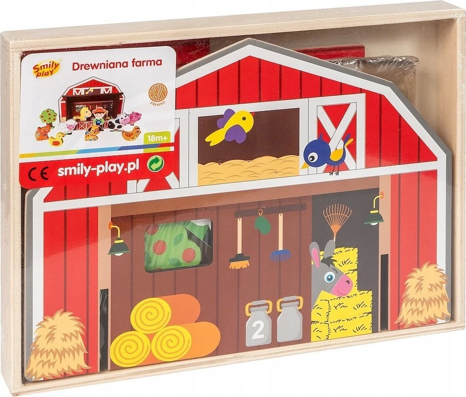 Dėlionė SMILY PLAY SPW84946 Ūkio medinis kotedžas