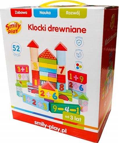 Klocki drewniane Smily Play SPW84941 49412