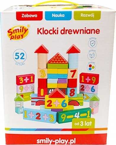 Klocki drewniane Smily Play SPW84941 49412