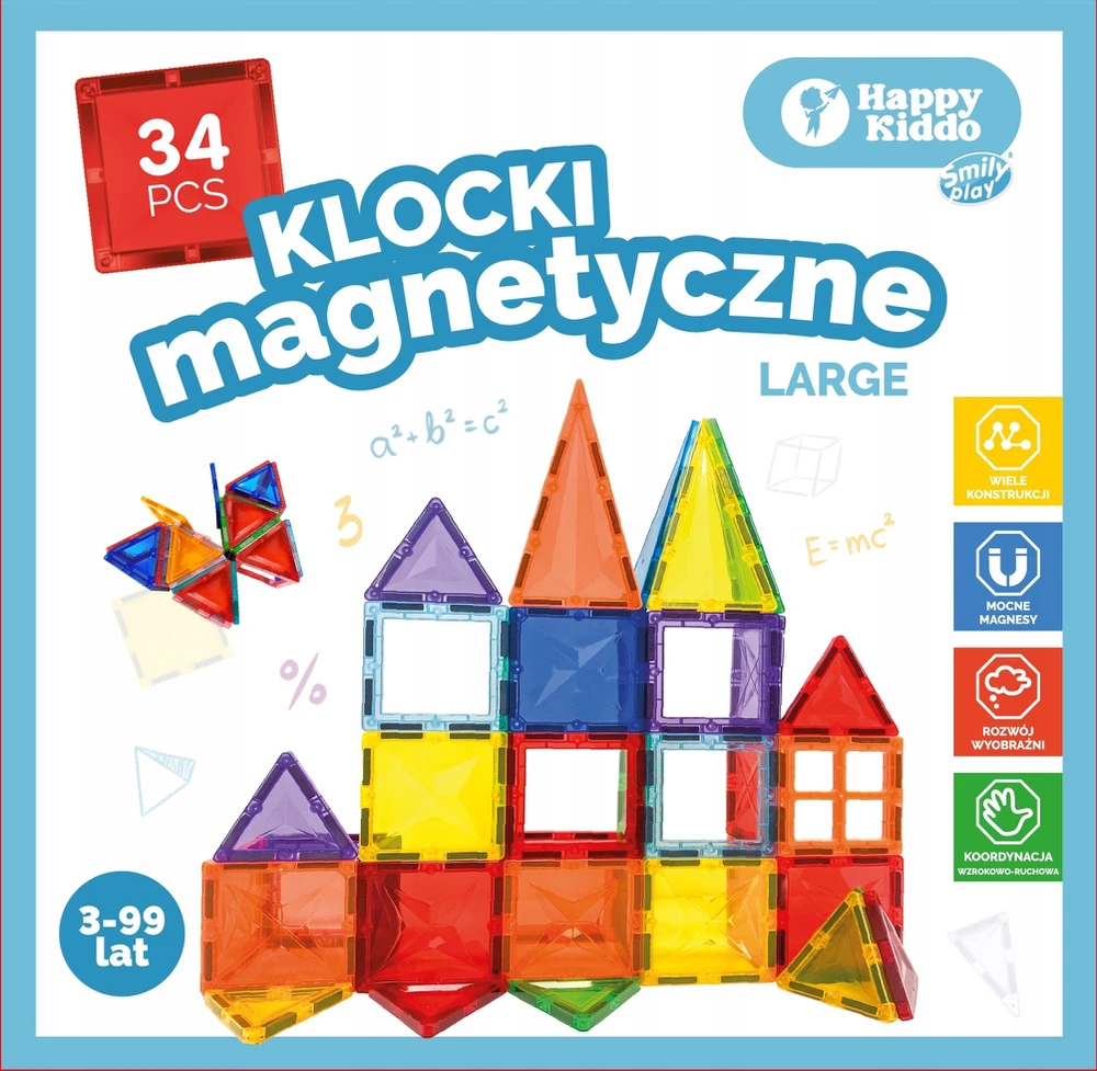 Anek Smily Play *****Klocki magnet.34el SmilyPlay SP85381 53815