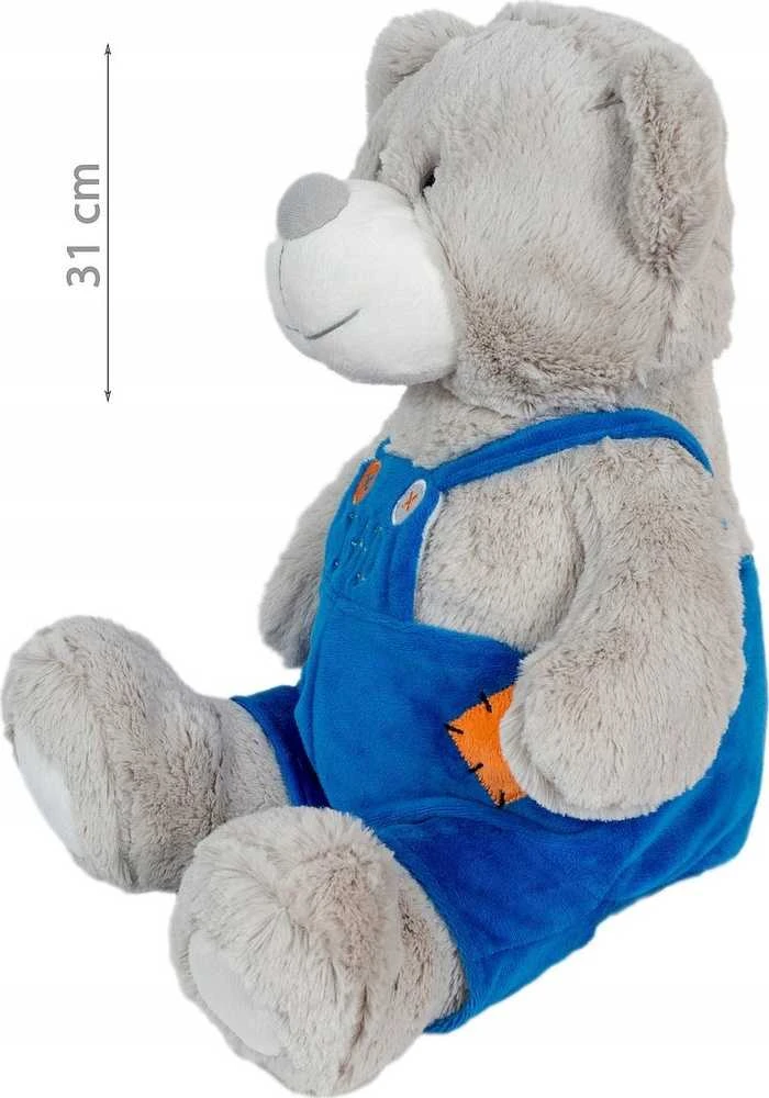 Smily Play Pliušinis žaislas - pilkas meškiukas, 31 cm