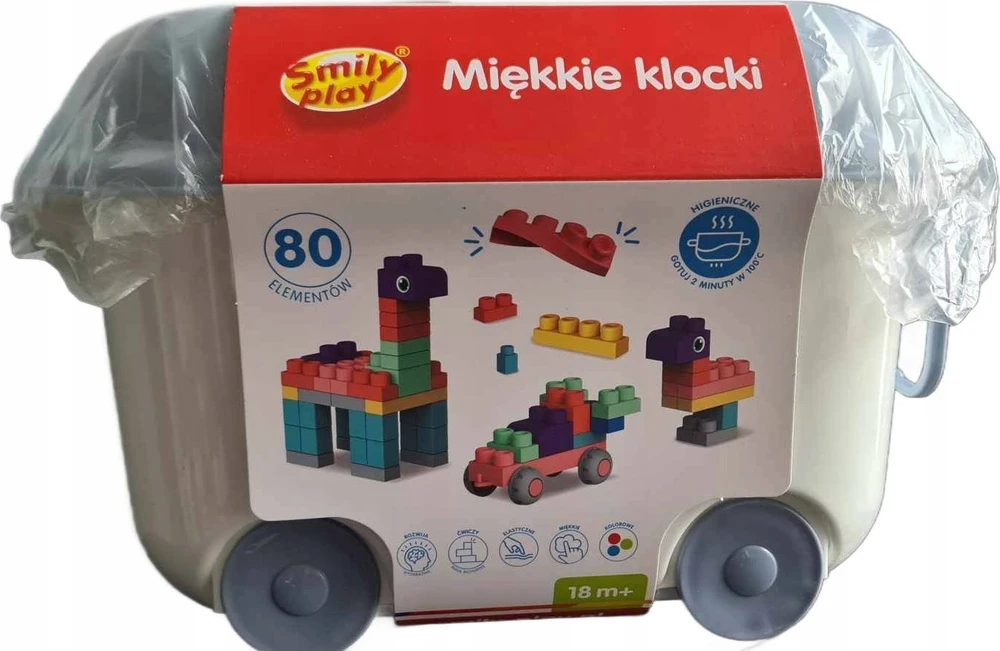 Anek Smily Play Minkštos kaladėlės 80 vnt SmilyPlay SP84942 49429