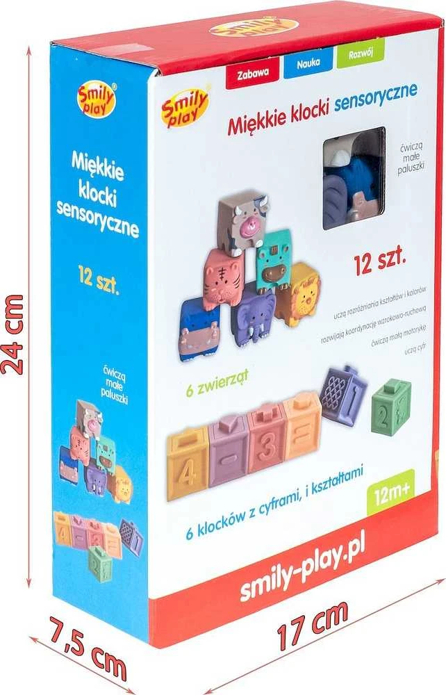 Anek Smily Play minkšti sensoriniai blokeliai SmilePlay SP84486 44868