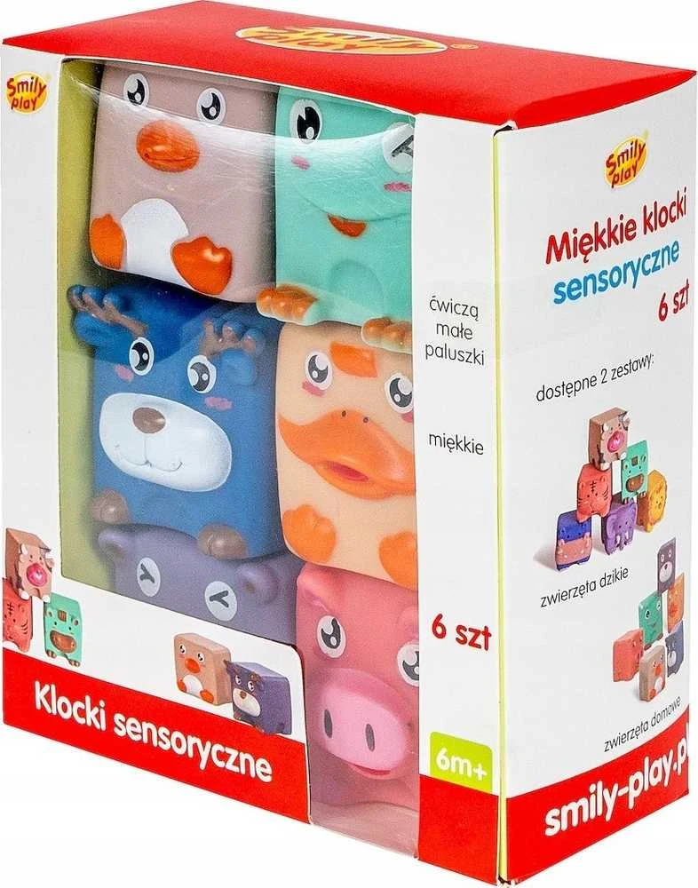 SMILY PLAY SP84490 minkšti sensoriniai blokai