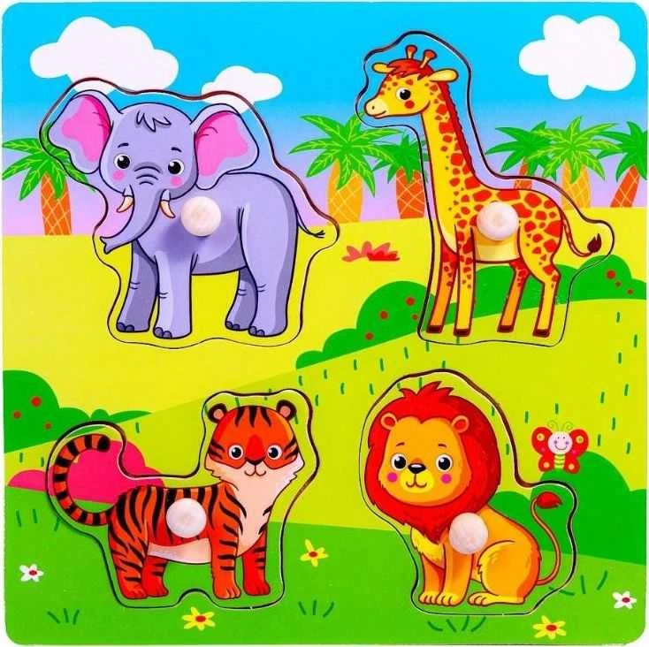 Dėlionė Anek Smily Play Layout.wood.safari SmilyPlay SPW83614 36146