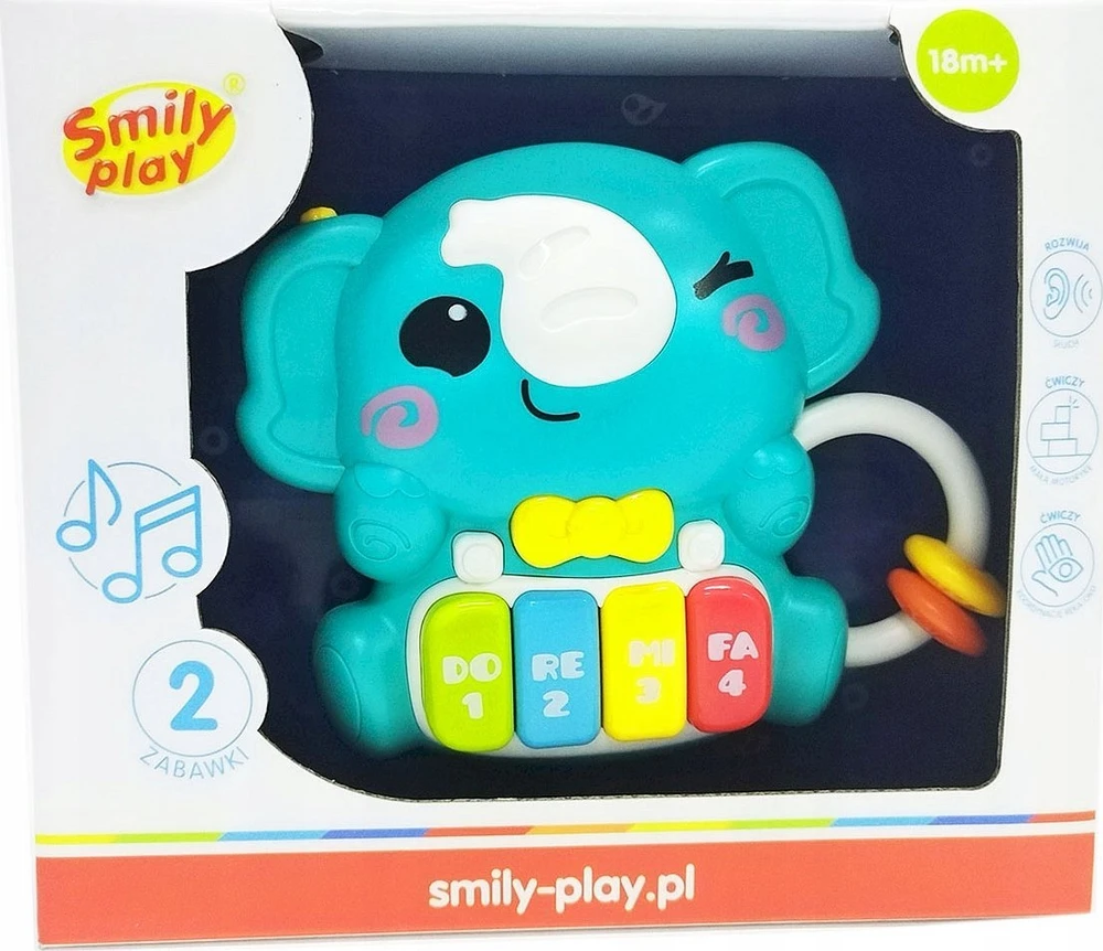 SMILY PIANINKO DLA MALUCHA SŁONIK