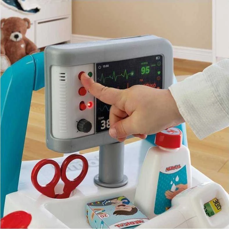 SMOBY Medinis Vežimėlis Medyczny 16 priedų su elektroniniu EKG