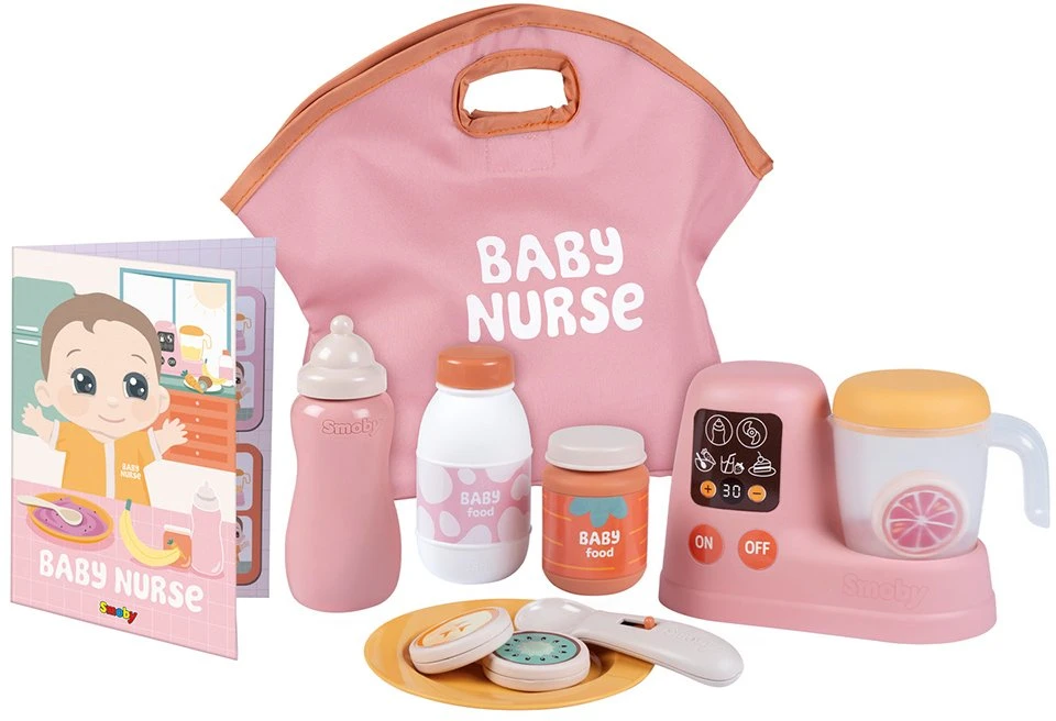 Žaislinis virtuvinis kombainas Smoby Baby Nurse su šildytuvu