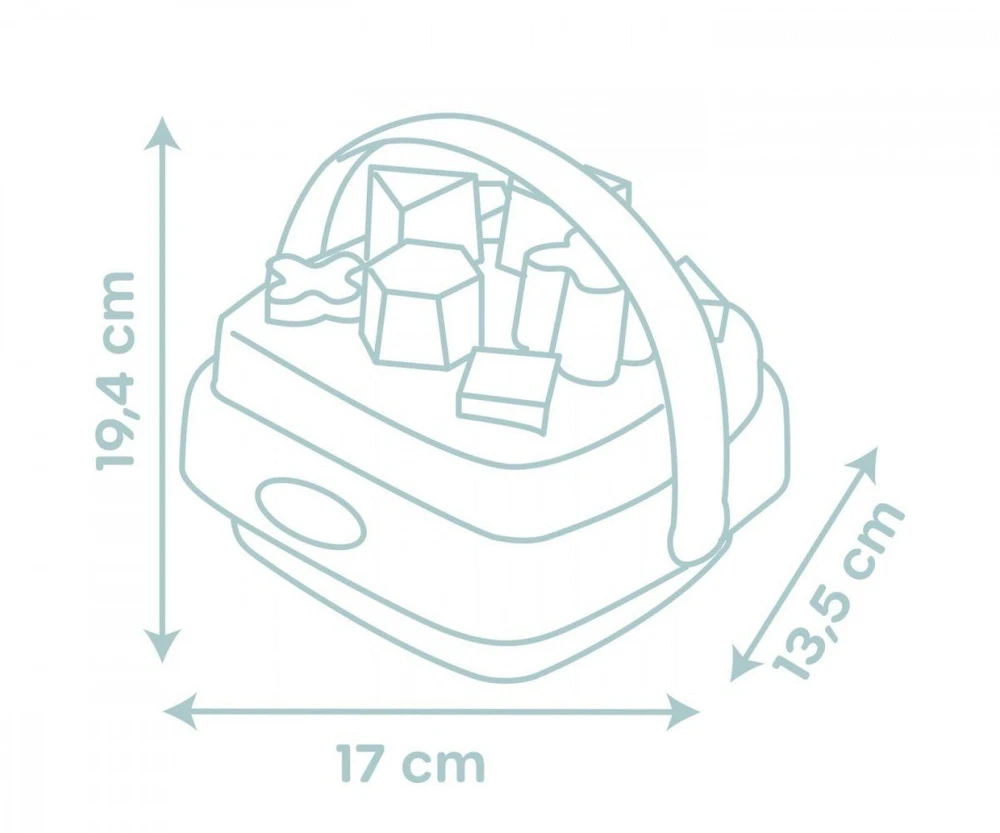 Smoby Sorter Formų rūšiuoklis krepšelyje