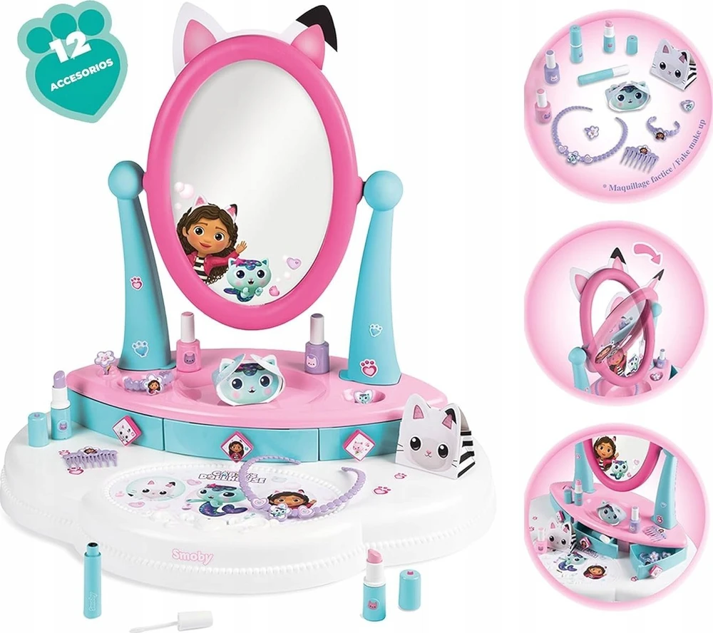 Grožio rinkinys su priedais Smoby Gabby's Dollhouse