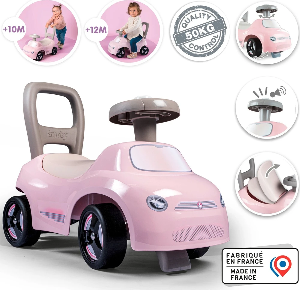 SMOBY jedzik Ride-On rožinė 720542