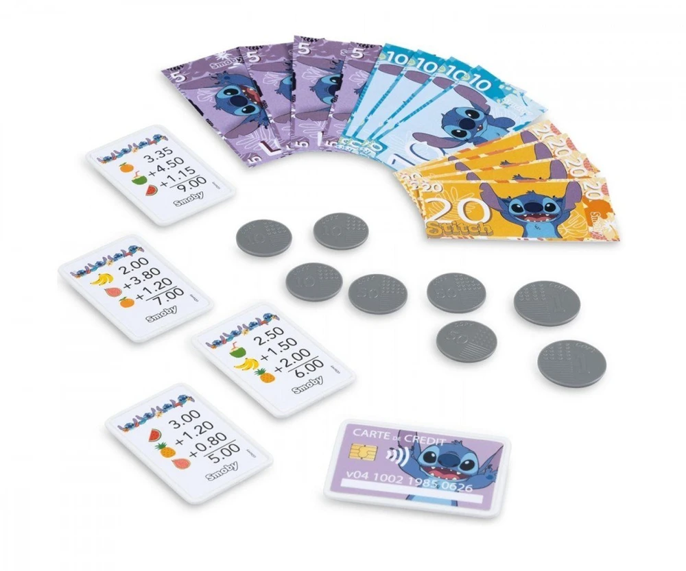 Smoby Kasa Kasos aparatas su kortelių skaitytuvu