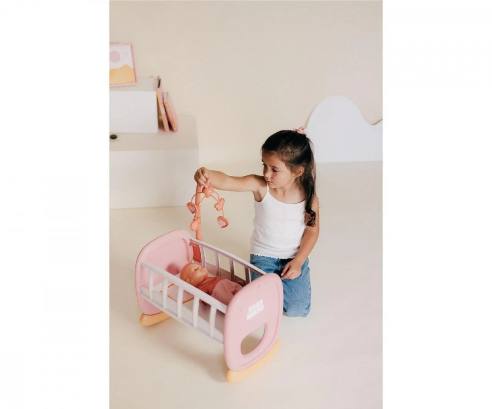 Smoby Baby Nurse lopšys su karusele