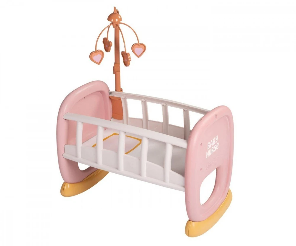 Smoby Baby Nurse lopšys su karusele