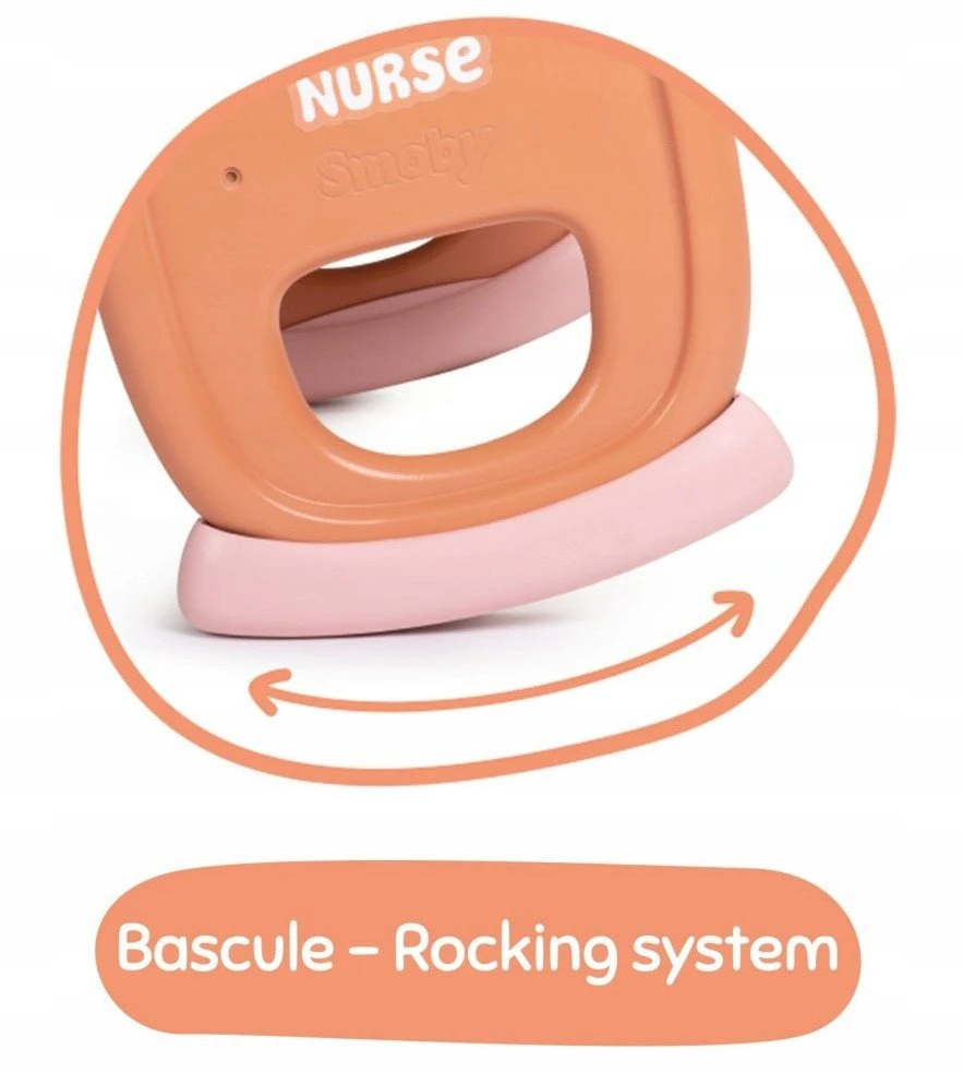 Smoby Baby Nurse lopšys su baldakimu