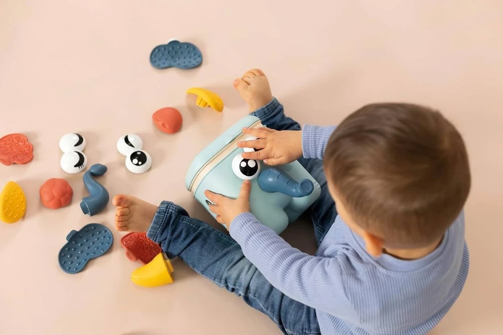 Smoby Edukacinis žaidimas gyvūnų konstravimui 3in1