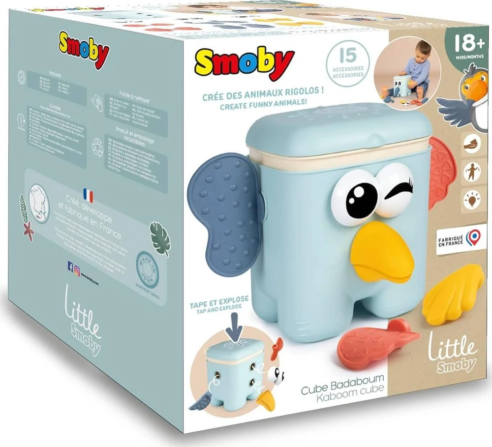 Smoby Edukacinis žaidimas gyvūnų konstravimui 3in1