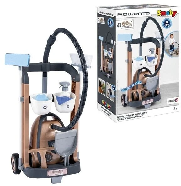 SMOBY Rowenta wózek su odkurzaczem 330329