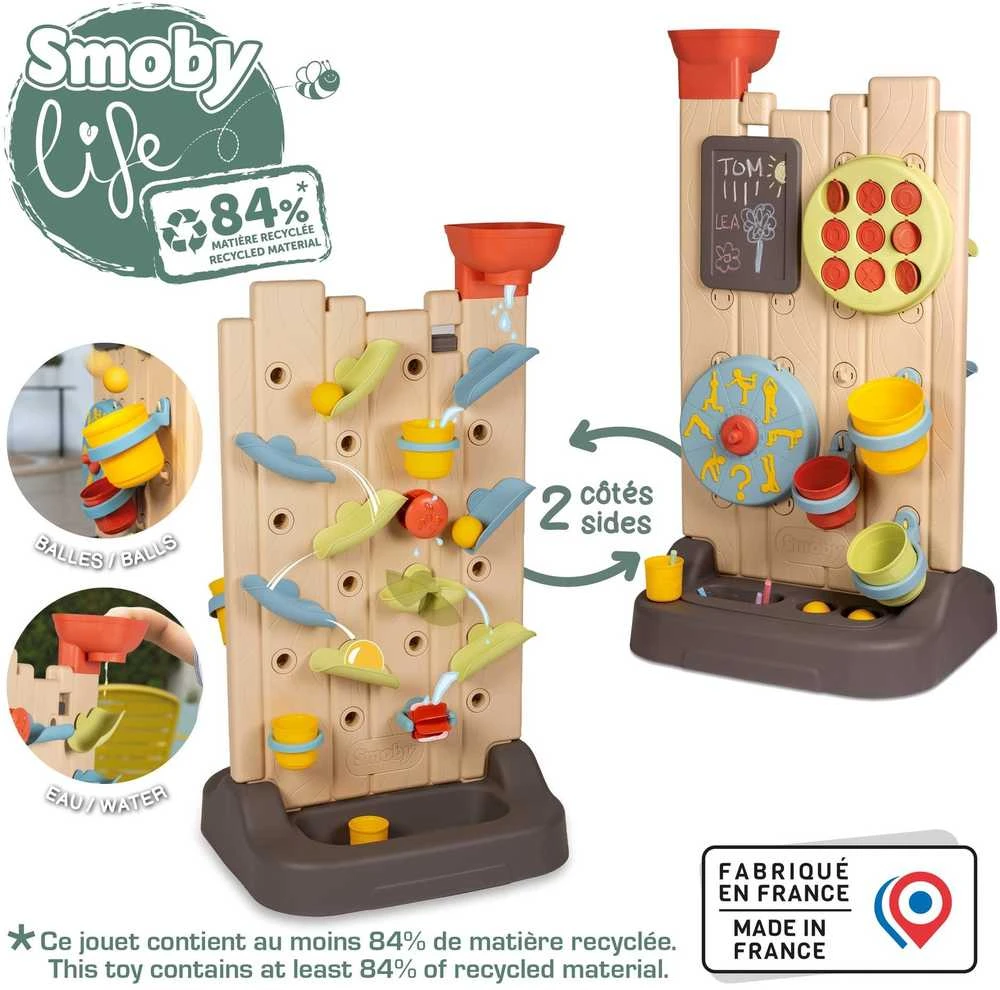 Smoby Žaidimų Sienelė, 6 veiklų su 29 aksesuarais