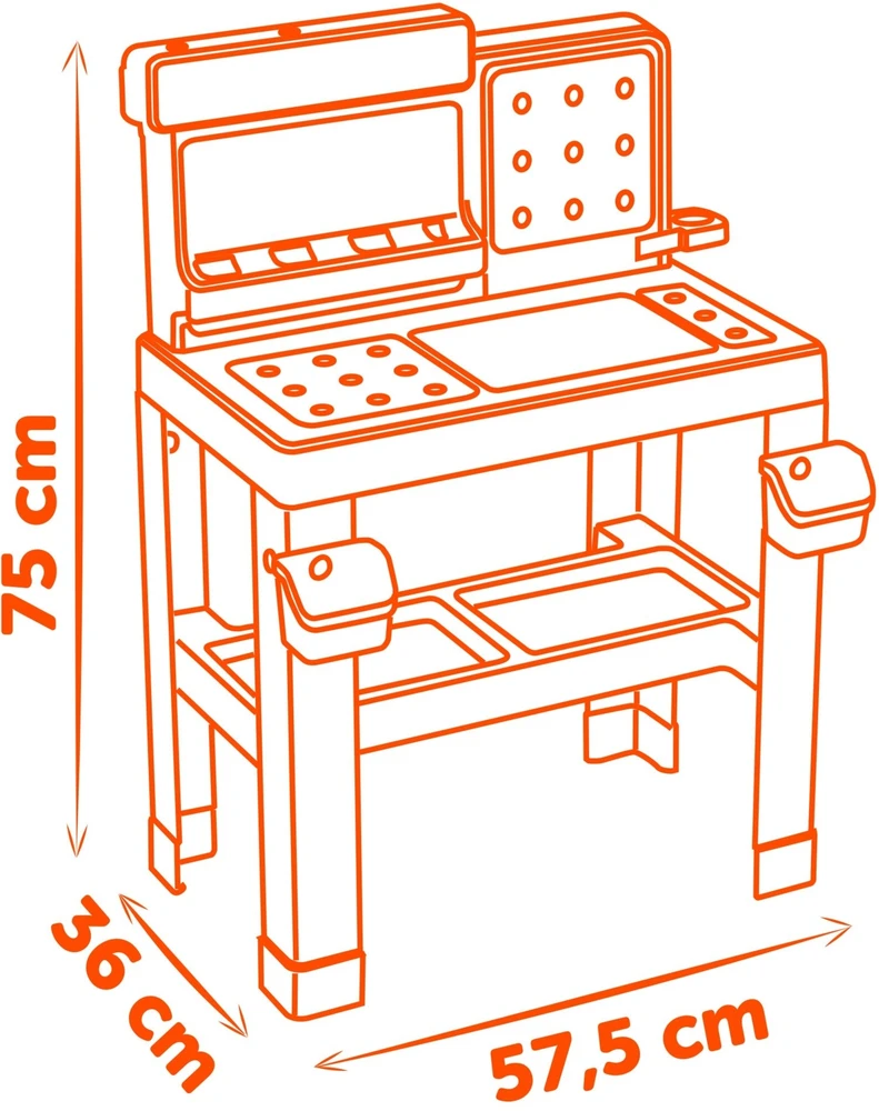 Black & Decker SMOBY B_D warsztat Bricolo Center 360740