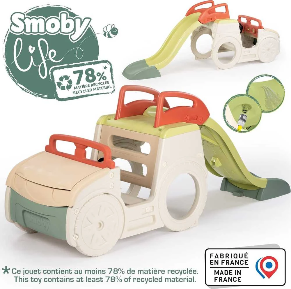 Nuotykių automobilis su čiuožykla Smoby Life