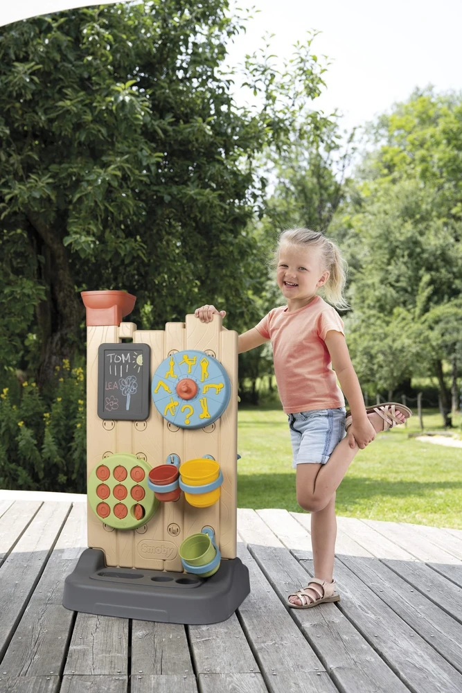 Smoby Žaidimų Sienelė, 6 veiklų su 29 aksesuarais
