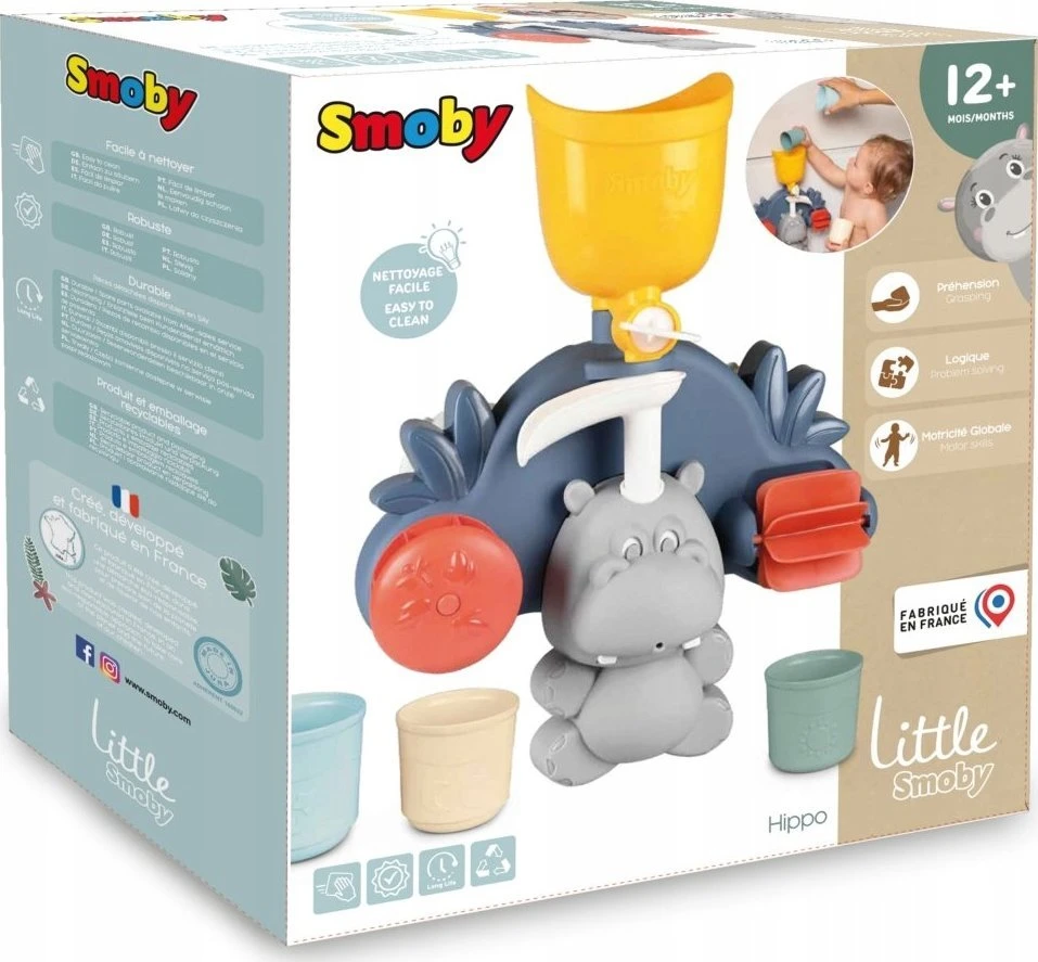 Smoby Vaikiška Vonios Žaislas Hipopotamas