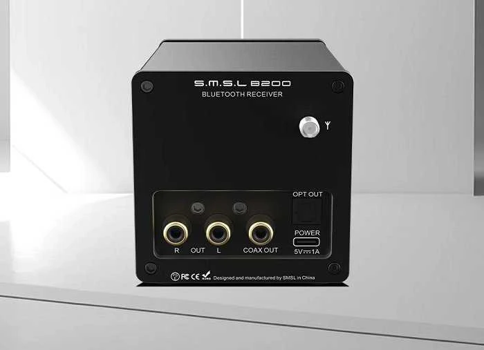 SMSL B200 „Bluetooth“ DAC garso imtuvas su išankstiniu stiprintuvu