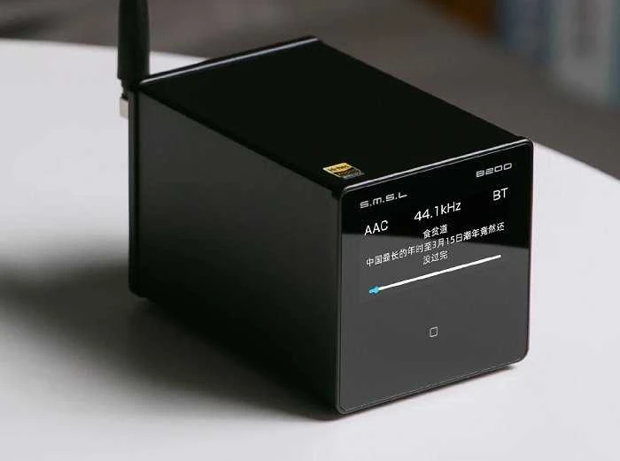 SMSL B200 „Bluetooth“ DAC garso imtuvas su išankstiniu stiprintuvu