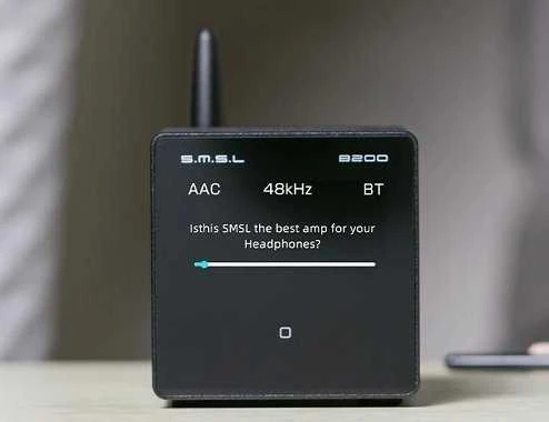SMSL B200 „Bluetooth“ DAC garso imtuvas su išankstiniu stiprintuvu