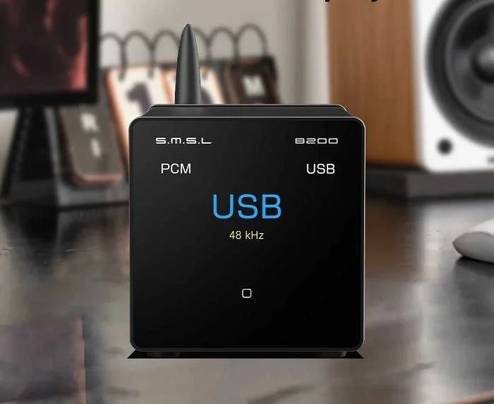 SMSL B200 „Bluetooth“ DAC garso imtuvas su išankstiniu stiprintuvu