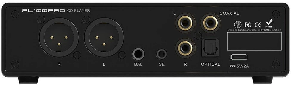 SMSL PL100 Pro juodas - CD grotuvas (6970141850915)