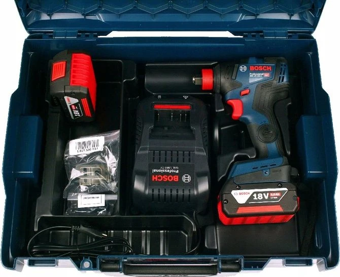 Bosch Akumuliatorinis smūginis suktuvas / veržliaraktis GDX 18V-200 C, 2x5.0Ah, 1880CV