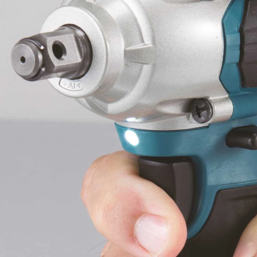 Makita DTW190Z Akumuliatorinis smūginis veržliasukis 18V, 190 Nm, LED 1/2", Be akumuliatorių ir kroviklio!