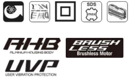 Smūginis gręžtuvas Hitachi