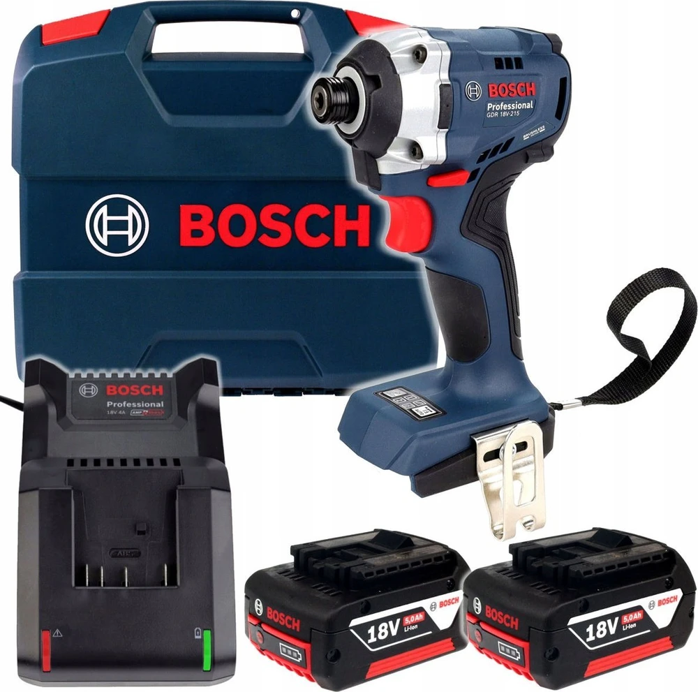 Bosch GDR 18V-215, 2x2.0Ah GBA, GAL 18V-20; CC