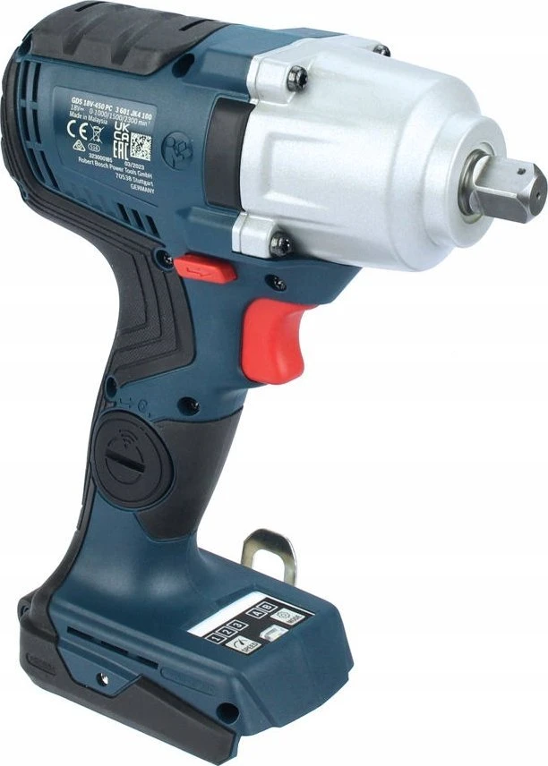 Akumuliatorinis smūginis veržliasukis Bosch GDS 18V-450 PC Solo, GCY 42, LB