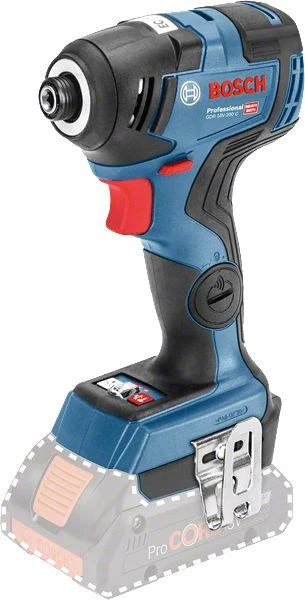 Bosch GDR 18V-200 suktuvas su diržo laikikliu
