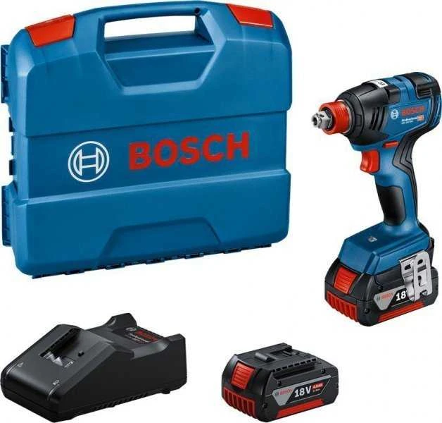 BOSCH SMŪGINIS SUKTUVAS 1/2″ / HEX 1/4″ GDX 18V-200 2×4,0Ah 200Nm L-CASE