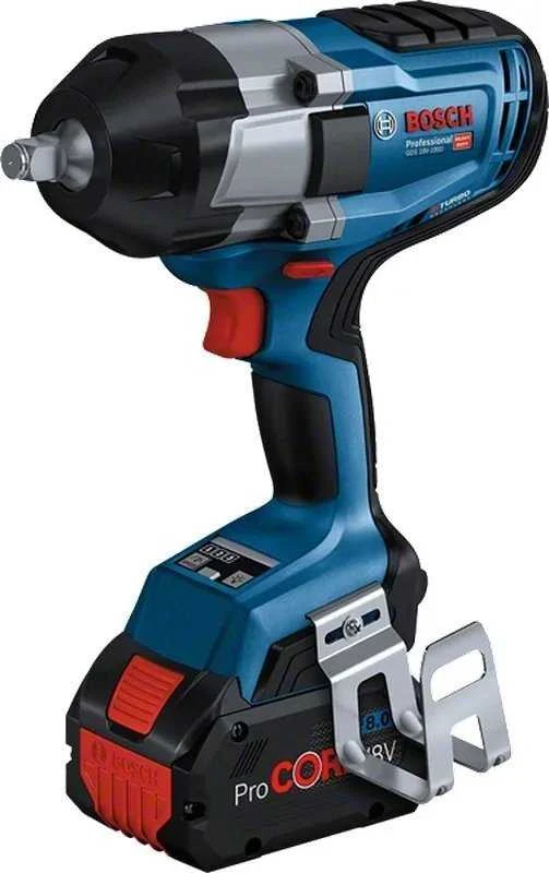 Bosch GDS 18V-1000 akumuliatorinis veržliasūkis su laikikliu