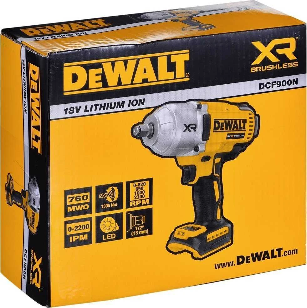 DeWalt DCF900N smūginio veržliasukio pakuotė