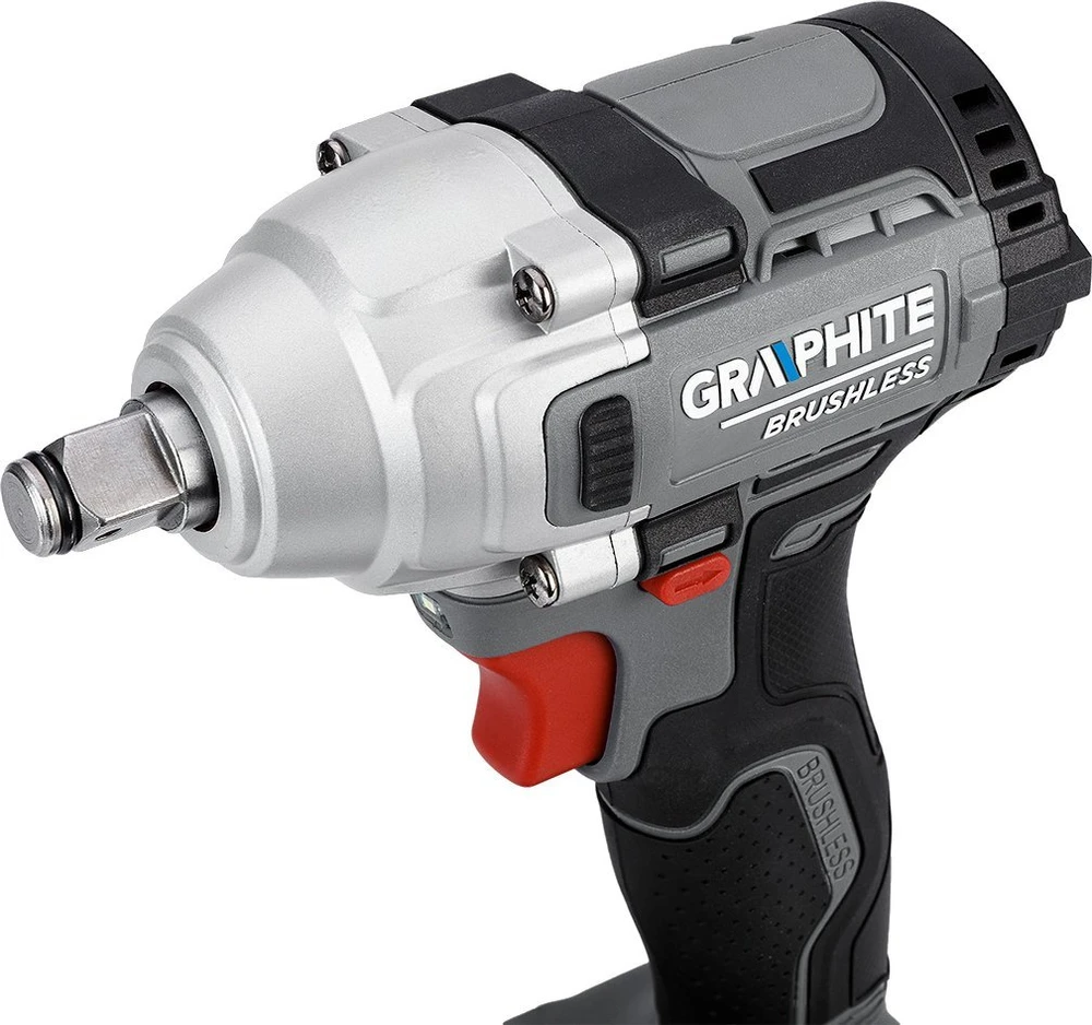 Smūginis veržliasūkis Graphite 58G028-1; 18 V (be akumuliatoriaus ir pakrovėjo)