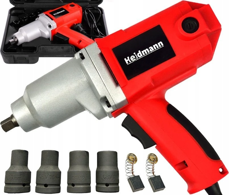 Smūginis veržliasukis Heidmann Smūginis veržliasukis elektrinis 1/2'' + sukimo galvos typ H(5)