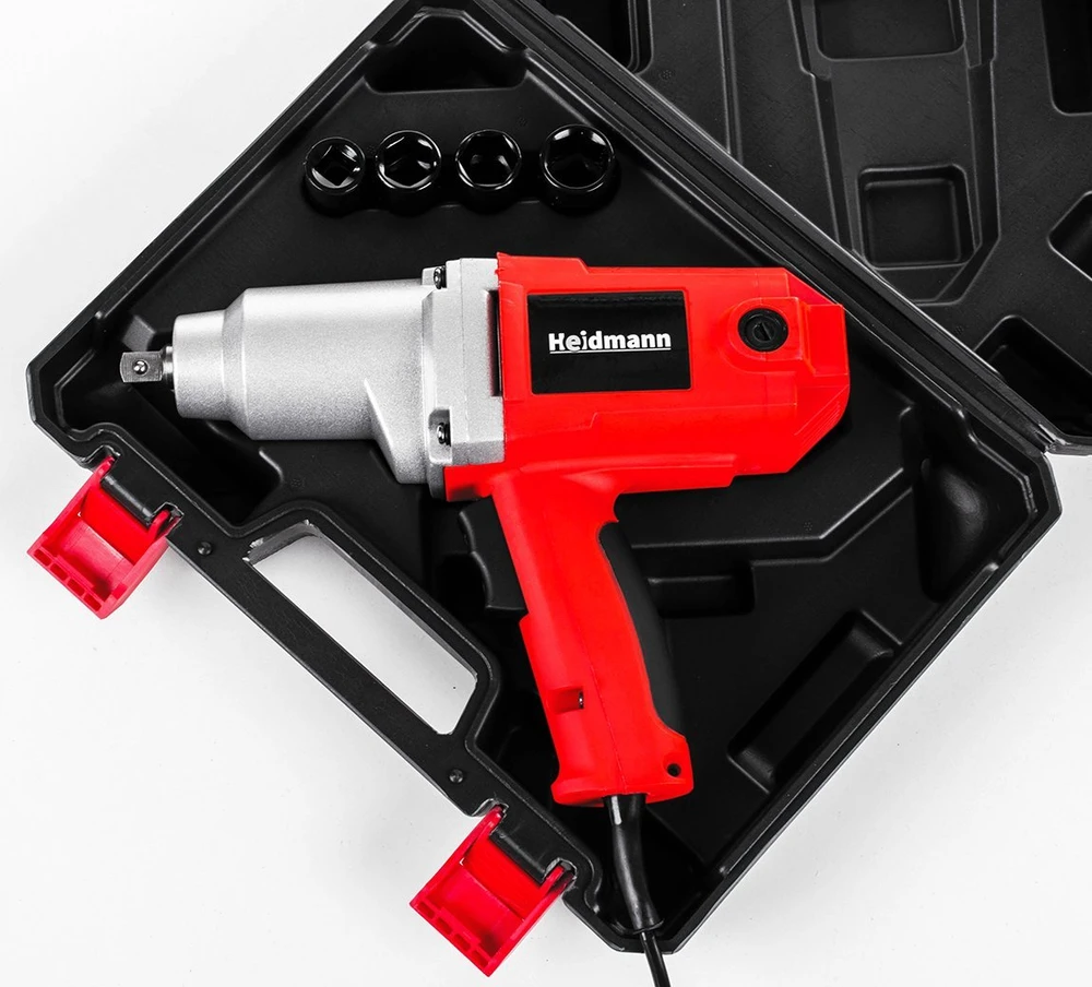 Smūginis veržliasukis Heidmann Smūginis veržliasukis elektrinis 1/2'' + sukimo galvos typ H(5)