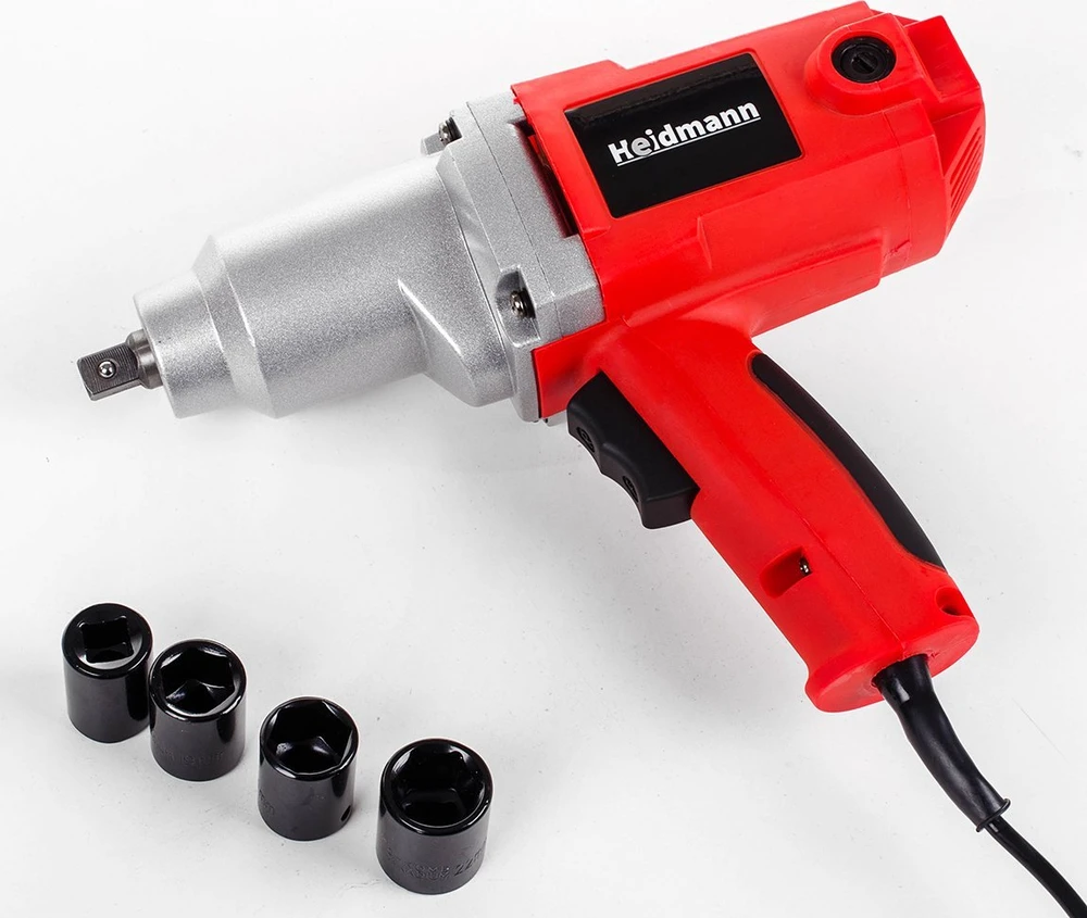 Smūginis veržliasukis Heidmann Smūginis veržliasukis elektrinis 1/2'' + sukimo galvos typ H(5)