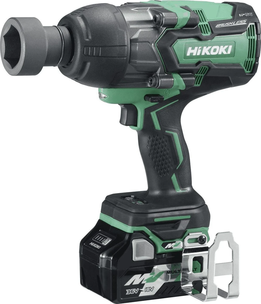 Akumuliatorinio smūginio veržliasukio rinkinys HiKOKI WR36DAWRZ Multi Volt 36V