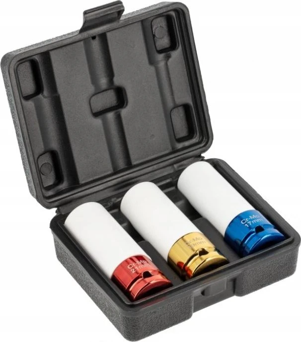 Hogert Technik Galvučių komplektas 1/2" ratams su plastikine apsauga, HT4R107, Hogert