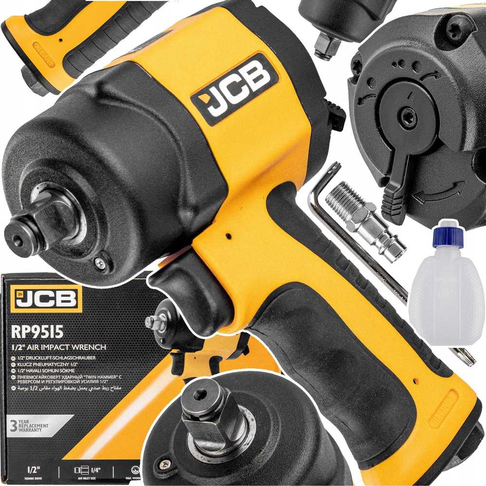 Smūginis veržliasukis JCB JCB pneumatinis KLUCZ 1/2'' 1200Nm